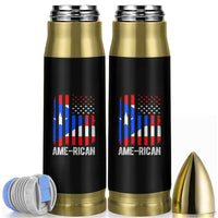Puerto Rican American Flag Bullet Tumbler AME-RICAN Boricua Pride