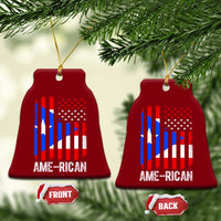 Puerto Rican American Flag Ceramic Ornament AME-RICAN Boricua Pride