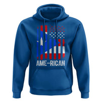Puerto Rican American Flag Hoodie AME-RICAN Boricua Pride
