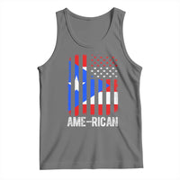 Puerto Rican American Flag Tank Top AME-RICAN Boricua Pride