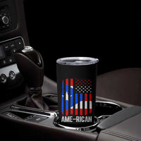 Puerto Rican American Flag Tumbler Cup AME-RICAN Boricua Pride
