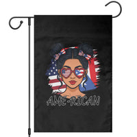 Puerto Rican American Girl Garden Flag AME-RICAN Boricua Pride