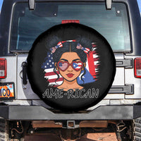Puerto Rican American Girl Spare Tire Cover AME-RICAN Boricua Pride