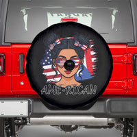 Puerto Rican American Girl Spare Tire Cover AME-RICAN Boricua Pride
