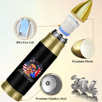 Puerto Rican American Girl Bullet Tumbler AME-RICAN Boricua Pride