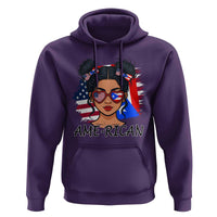 Puerto Rican American Girl Hoodie AME-RICAN Boricua Pride