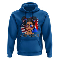 Puerto Rican American Girl Hoodie AME-RICAN Boricua Pride