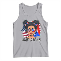Puerto Rican American Girl Tank Top AME-RICAN Boricua Pride