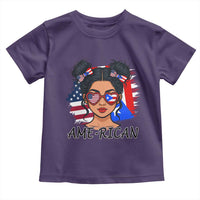 Puerto Rican American Girl Toddler T Shirt AME-RICAN Boricua Pride