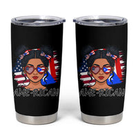 Puerto Rican American Girl Tumbler Cup AME-RICAN Boricua Pride