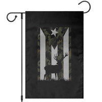 Deer Hunting Camo Puerto Rican Flag Garden Flag Boricua Hunters