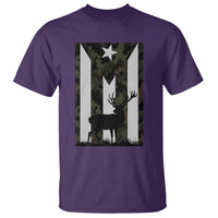 Deer Hunting Camo Puerto Rican Flag T Shirt Boricua Hunters