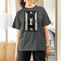 Deer Hunting Camo Puerto Rican Flag T Shirt For Women Boricua Hunters