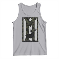 Deer Hunting Camo Puerto Rican Flag Tank Top Boricua Hunters