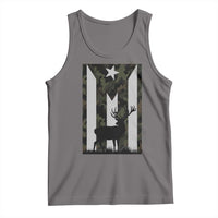 Deer Hunting Camo Puerto Rican Flag Tank Top Boricua Hunters