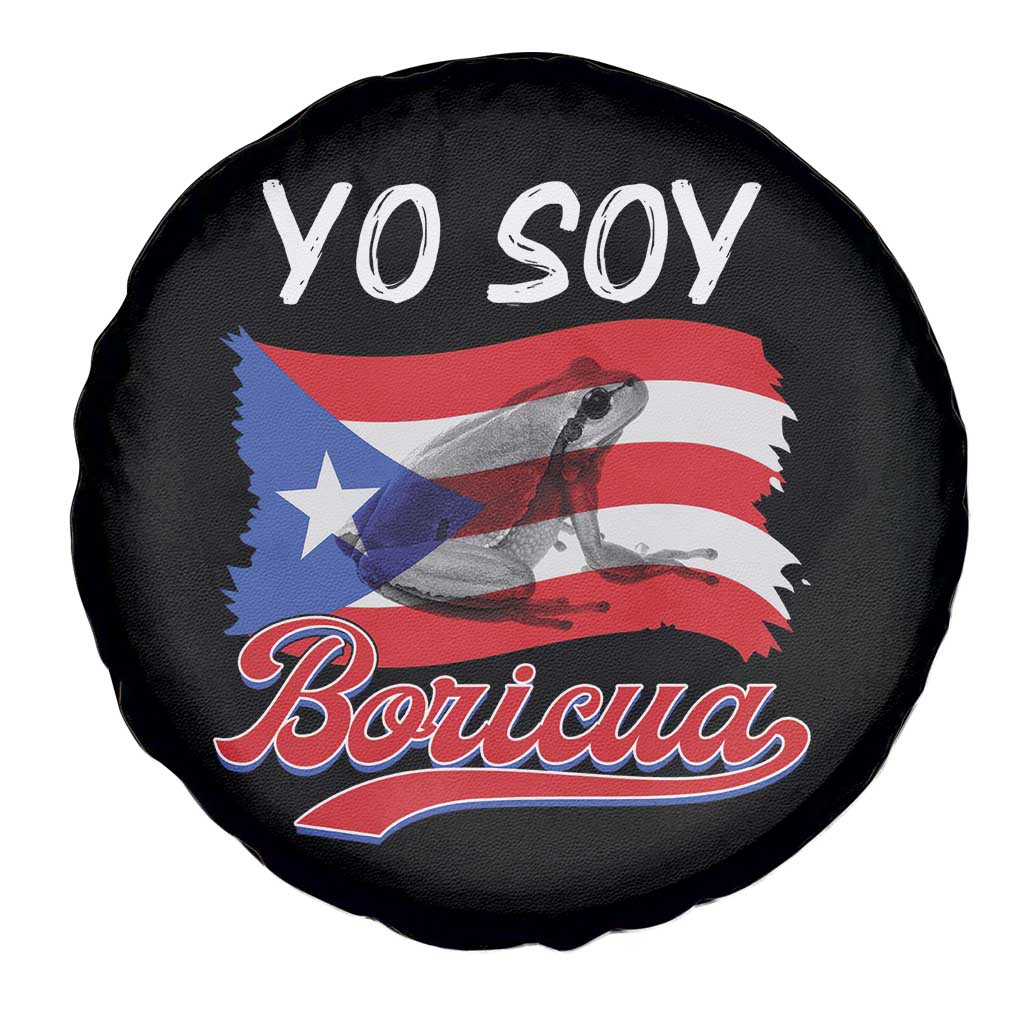 Puerto Rico Boricua Spare Tire Cover Vintage Coqui Puerto Rican Flag Pride Yo Soy Boricua - Wonder Print Shop