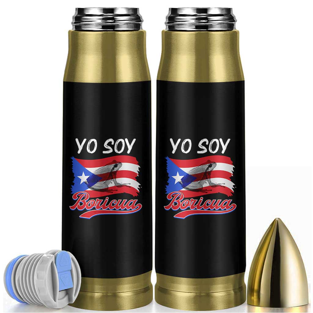 Puerto Rico Boricua Bullet Tumbler Vintage Coqui Puerto Rican Flag Pride Yo Soy Boricua - Wonder Print Shop