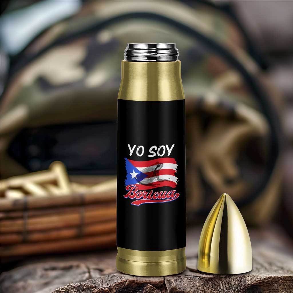Puerto Rico Boricua Bullet Tumbler Vintage Coqui Puerto Rican Flag Pride Yo Soy Boricua - Wonder Print Shop