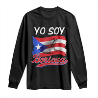 Puerto Rico Boricua Long Sleeve Shirt Vintage Coqui Puerto Rican Flag Pride Yo Soy Boricua - Wonder Print Shop