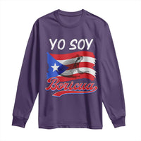 Puerto Rico Boricua Long Sleeve Shirt Vintage Coqui Puerto Rican Flag Pride Yo Soy Boricua - Wonder Print Shop