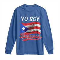 Puerto Rico Boricua Long Sleeve Shirt Vintage Coqui Puerto Rican Flag Pride Yo Soy Boricua - Wonder Print Shop
