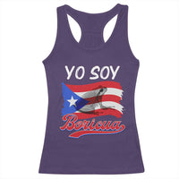 Puerto Rico Boricua Racerback Tank Top Vintage Coqui Puerto Rican Flag Pride Yo Soy Boricua - Wonder Print Shop