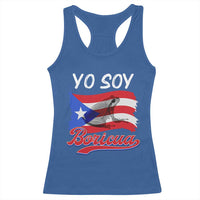 Puerto Rico Boricua Racerback Tank Top Vintage Coqui Puerto Rican Flag Pride Yo Soy Boricua - Wonder Print Shop