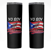 Puerto Rico Boricua Skinny Tumbler Vintage Coqui Puerto Rican Flag Pride Yo Soy Boricua - Wonder Print Shop