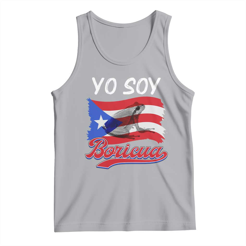 Puerto Rico Boricua Tank Top Vintage Coqui Puerto Rican Flag Pride Yo Soy Boricua - Wonder Print Shop