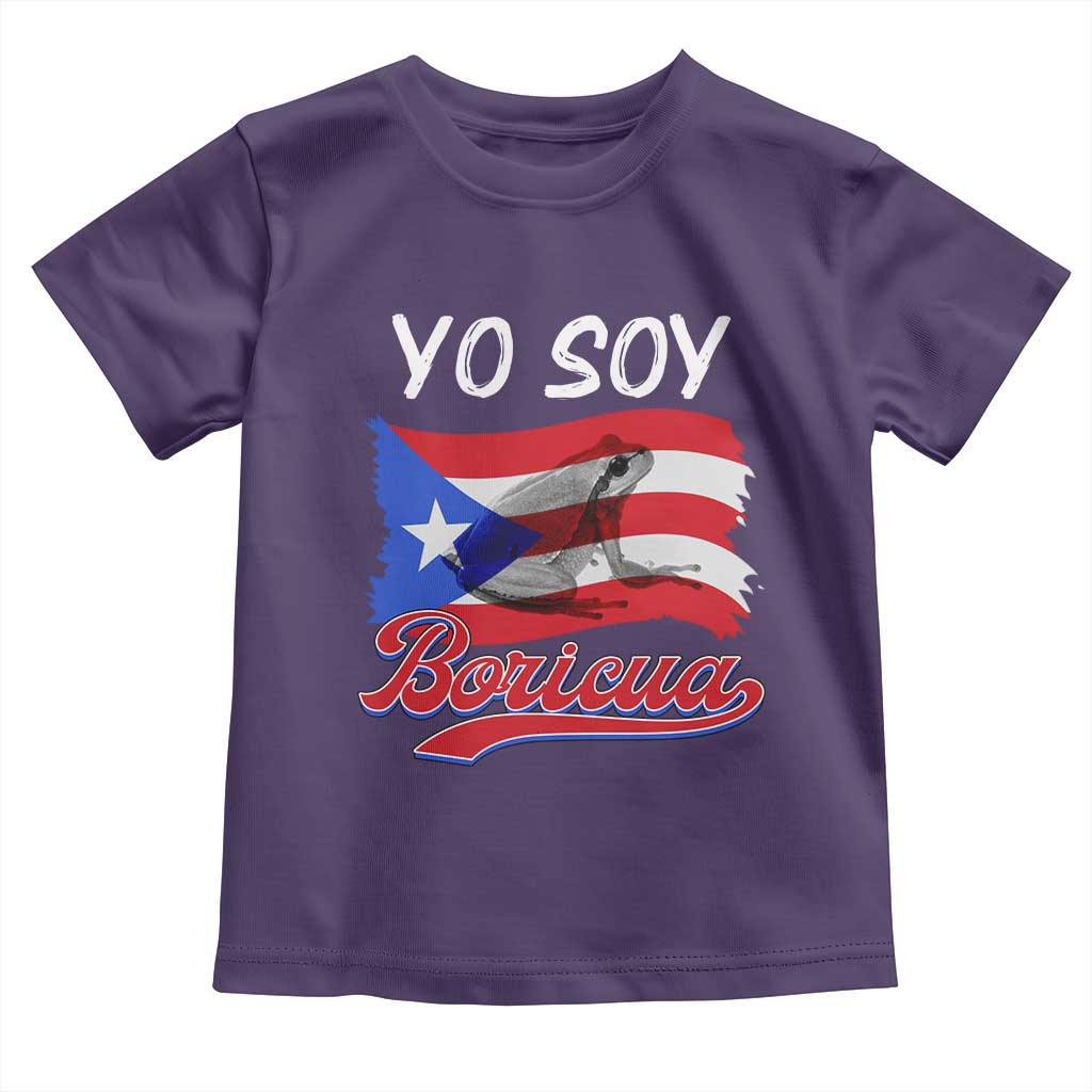 Puerto Rico Boricua Toddler T Shirt Vintage Coqui Puerto Rican Flag Pride Yo Soy Boricua - Wonder Print Shop