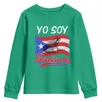 Puerto Rico Boricua Youth Sweatshirt Vintage Coqui Puerto Rican Flag Pride Yo Soy Boricua - Wonder Print Shop