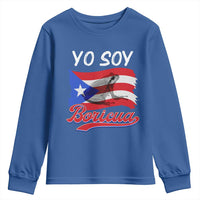 Puerto Rico Boricua Youth Sweatshirt Vintage Coqui Puerto Rican Flag Pride Yo Soy Boricua - Wonder Print Shop