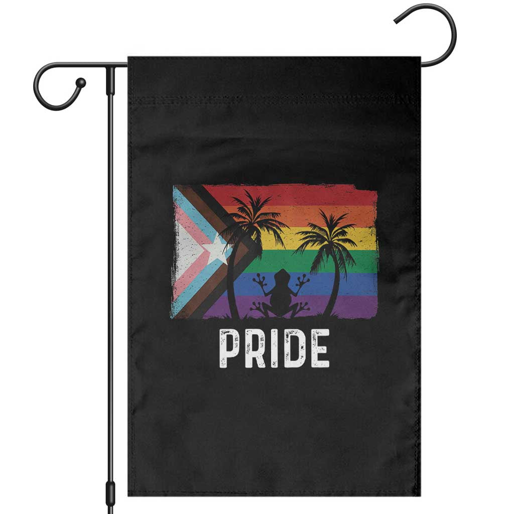 Puerto Rican LGBTQ Garden Flag Boricua Rainbow Flag Pride