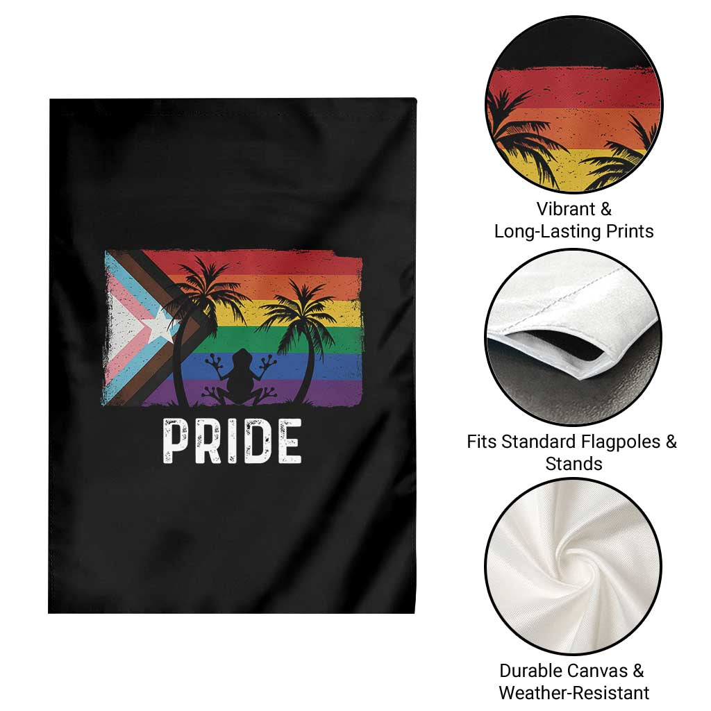 Puerto Rican LGBTQ Garden Flag Boricua Rainbow Flag Pride