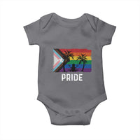 Puerto Rican LGBTQ Baby Onesie Boricua Rainbow Flag Pride