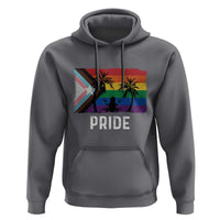 Puerto Rican LGBTQ Hoodie Boricua Rainbow Flag Pride