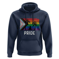 Puerto Rican LGBTQ Hoodie Boricua Rainbow Flag Pride