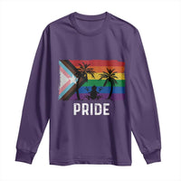 Puerto Rican LGBTQ Long Sleeve Shirt Boricua Rainbow Flag Pride
