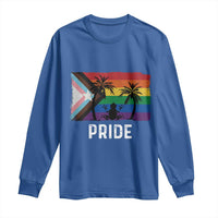 Puerto Rican LGBTQ Long Sleeve Shirt Boricua Rainbow Flag Pride