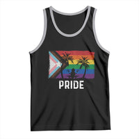 Puerto Rican LGBTQ Tank Top Boricua Rainbow Flag Pride