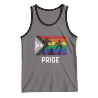 Puerto Rican LGBTQ Tank Top Boricua Rainbow Flag Pride