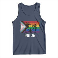 Puerto Rican LGBTQ Tank Top Boricua Rainbow Flag Pride