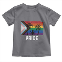 Puerto Rican LGBTQ Toddler T Shirt Boricua Rainbow Flag Pride