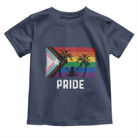 Puerto Rican LGBTQ Toddler T Shirt Boricua Rainbow Flag Pride