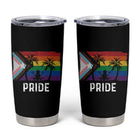 Puerto Rican LGBTQ Tumbler Cup Boricua Rainbow Flag Pride