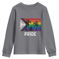 Puerto Rican LGBTQ Youth Sweatshirt Boricua Rainbow Flag Pride