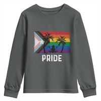 Puerto Rican LGBTQ Youth Sweatshirt Boricua Rainbow Flag Pride