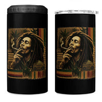 Vintage Marley Guitarist 4 in 1 Can Cooler Tumbler Rastaman Rastafari Music Vibes Only Rasta Jamaica Reggae - Wonder Print Shop