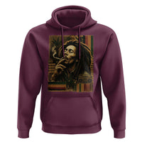 Vintage Marley Guitarist Hoodie Rastaman Rastafari Music Vibes Only Rasta Jamaica Reggae - Wonder Print Shop