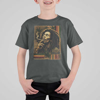 Vintage Marley Guitarist T Shirt For Kid Rastaman Rastafari Music Vibes Only Rasta Jamaica Reggae - Wonder Print Shop